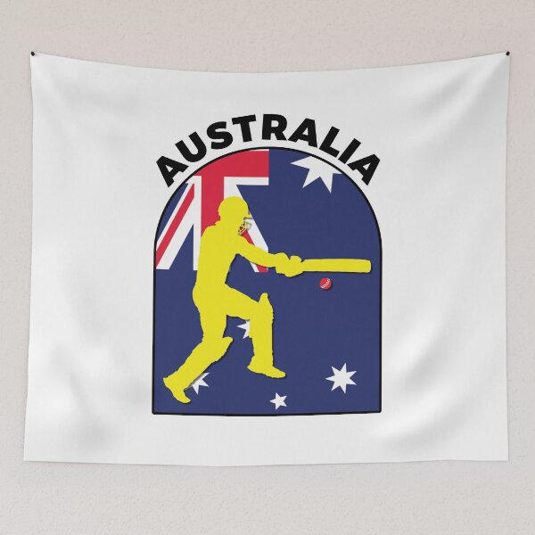 Item preview, Australia Cricket Cricketer Batsman Australia Flag - Cricket Fans designed and sold by DPattonPD.