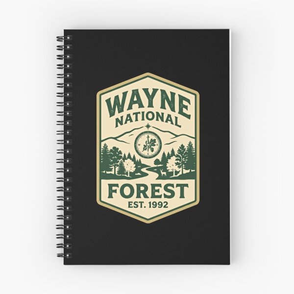 Item preview, Wayne National Forest Est. 1992 Ohio Outdoors Hiker Camper Nature Lover designed and sold by Simsimah26Parks.