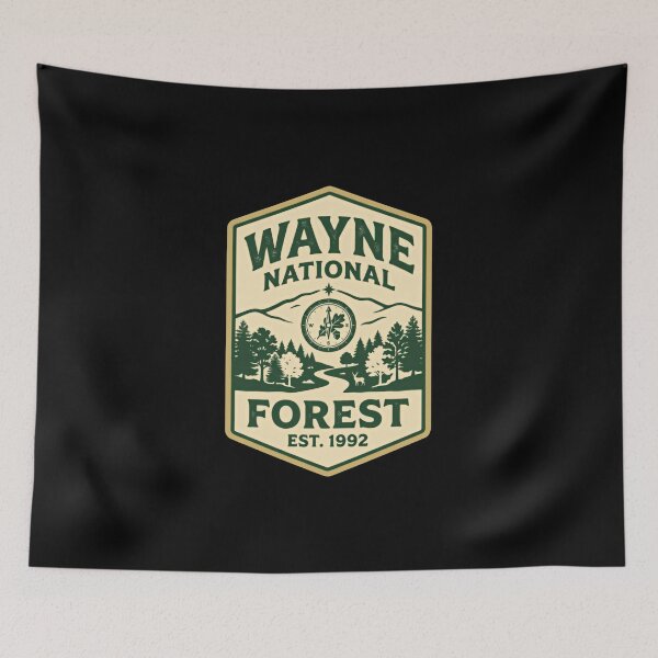 Item preview, Wayne National Forest Est. 1992 Ohio Outdoors Hiker Camper Nature Lover designed and sold by Simsimah26Parks.