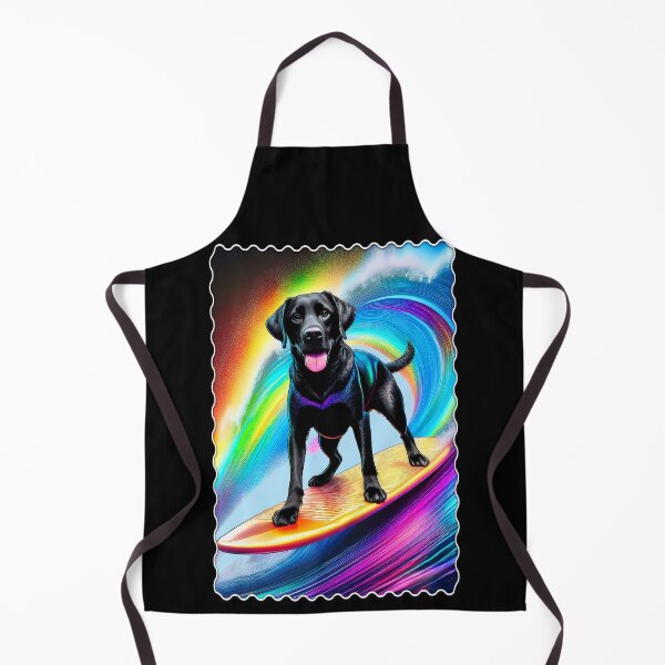 Item preview, Black Labrador Surfing designed and sold by Karen Wood.