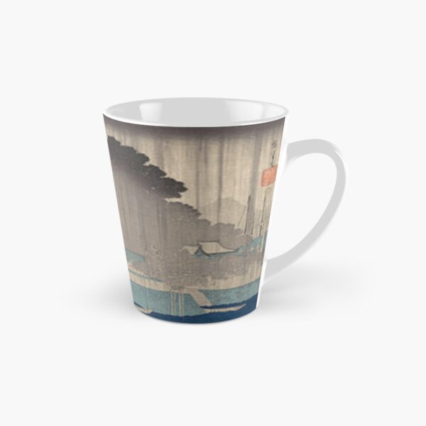 Item preview, Hiroshige Karasaki Night Rain Omi Hakkei Japanese Woodblock Print designed and sold by vekotpu.