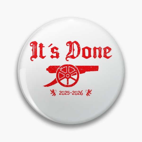 Item preview, ARSENAL IT'S DONE CHAMPIONS 2025-2026 designed and sold by delllsdesigns.