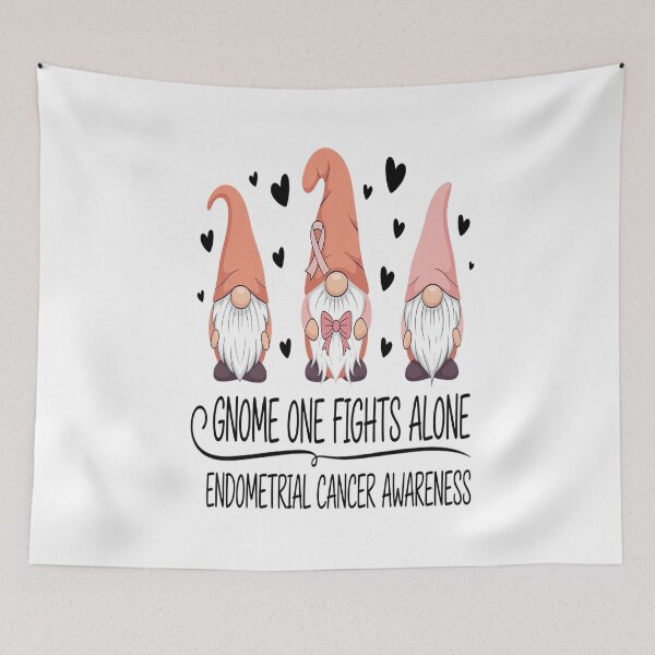 Item preview, GNOME ONE FIGHTS ALONE ENDOMETRIAL CANCER AWARENESS designed and sold by grounabslaninal.