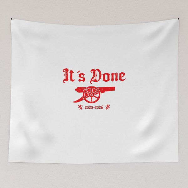 Item preview, ARSENAL IT'S DONE CHAMPIONS 2025-2026 designed and sold by delllsdesigns.