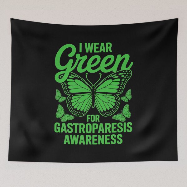 Item preview, I Wear green For Gastroparesis Awareness designed and sold by grounabslaninal.