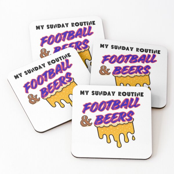 Item preview, Buffalo Bills My Sunday Routine Football and Beers designed and sold by ThatFootball12.