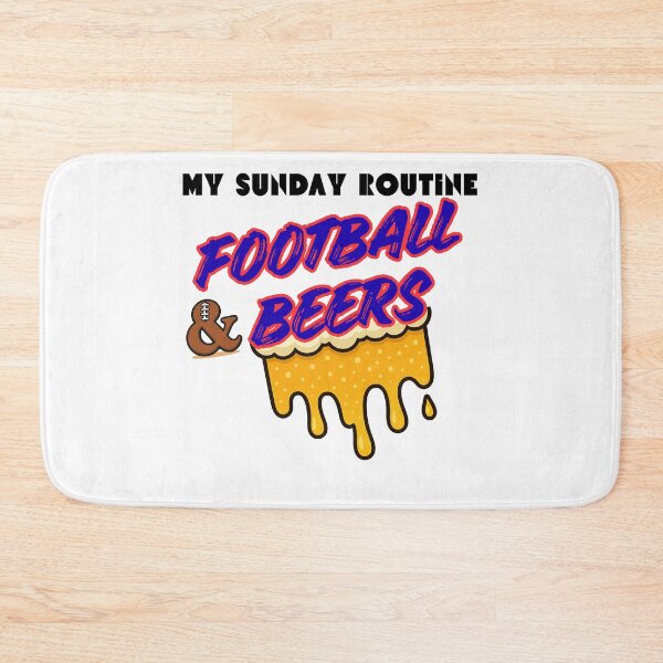 Item preview, Buffalo Bills My Sunday Routine Football and Beers designed and sold by ThatFootball12.