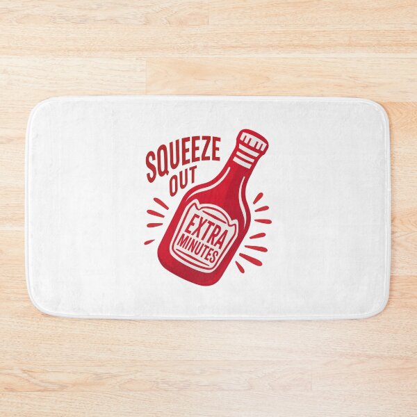 Item preview, Ketchup Bottle Squeeze Out Extra Minutes Bold Red Condiment designed and sold by FWLKIT.