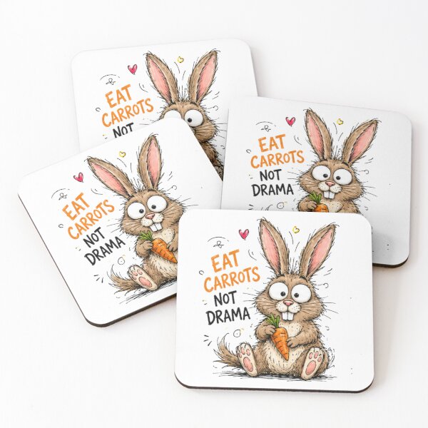 Item preview, Funny Rabbit Carrot - Animated Humor Without Drama designed and sold by NABPOD.