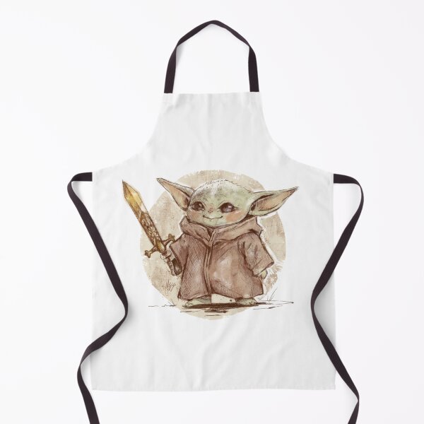 Item preview, BABY YODA WARRIOR ORANGE AMBER designed and sold by melyverso.