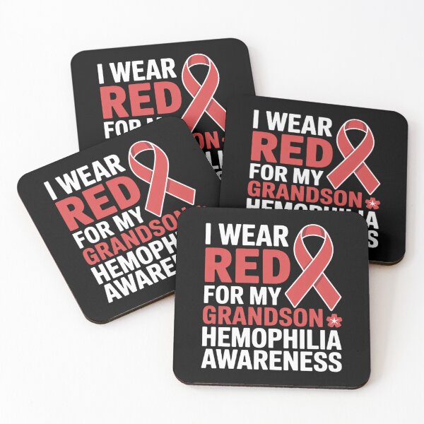 Item preview, I Wear Red For My Grandson Hemophilia Awareness designed and sold by grounabslaninal.