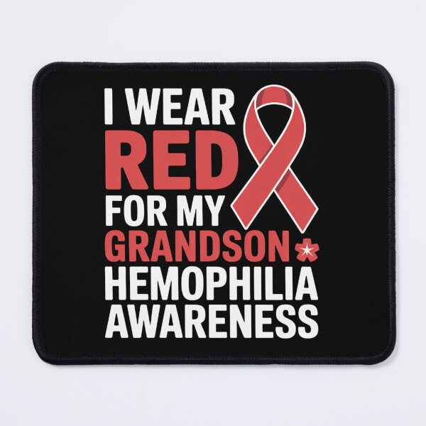 Item preview, I Wear Red For My Grandson Hemophilia Awareness designed and sold by grounabslaninal.