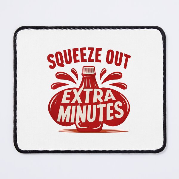 Item preview, Squeeze Out Extra Minutes Red Sauce Bottle Motivational Condiment designed and sold by FWLKIT.