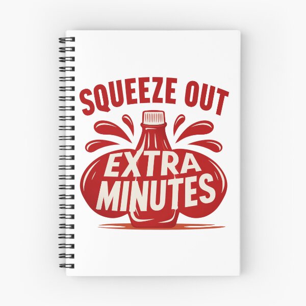 Item preview, Squeeze Out Extra Minutes Red Sauce Bottle Motivational Condiment designed and sold by FWLKIT.