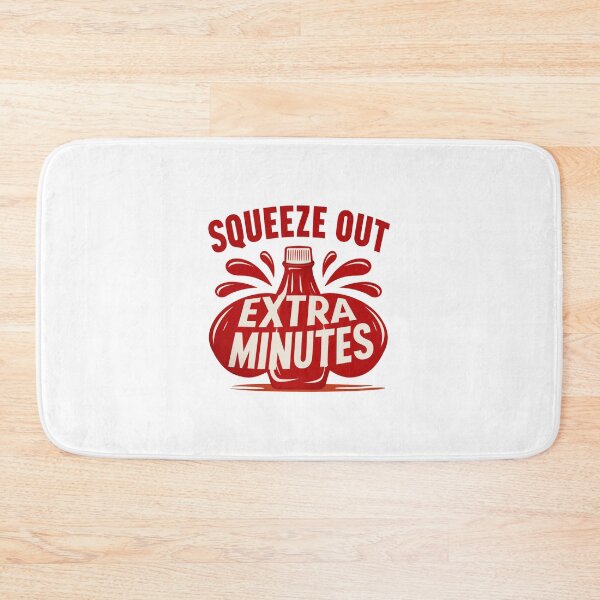 Item preview, Squeeze Out Extra Minutes Red Sauce Bottle Motivational Condiment designed and sold by FWLKIT.