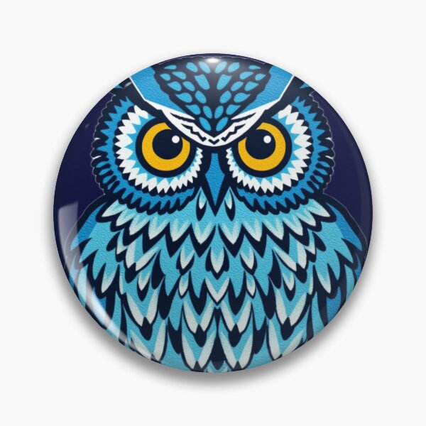Item preview, Basic Winter Blue Owl Patch Logo designed and sold by Express210.
