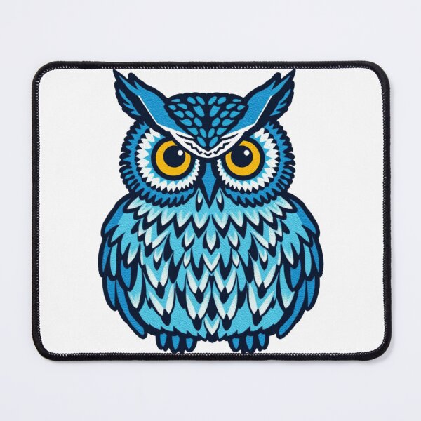 Item preview, Basic Winter Blue Owl Patch Logo designed and sold by Express210.