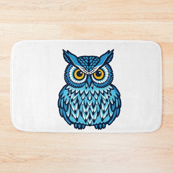 Item preview, Basic Winter Blue Owl Patch Logo designed and sold by Express210.