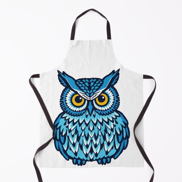 Item preview, Basic Winter Blue Owl Patch Logo designed and sold by Express210.