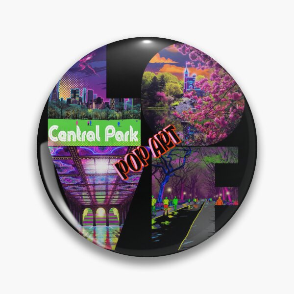 Item preview, NYC Pop Art LOVE | Neon Vibrant New York City  designed and sold by bewitchedcuties.