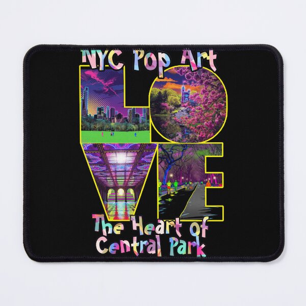 Item preview, NYC Pop Art LOVE | Neon Vibrant New York City designed and sold by bewitchedcuties.