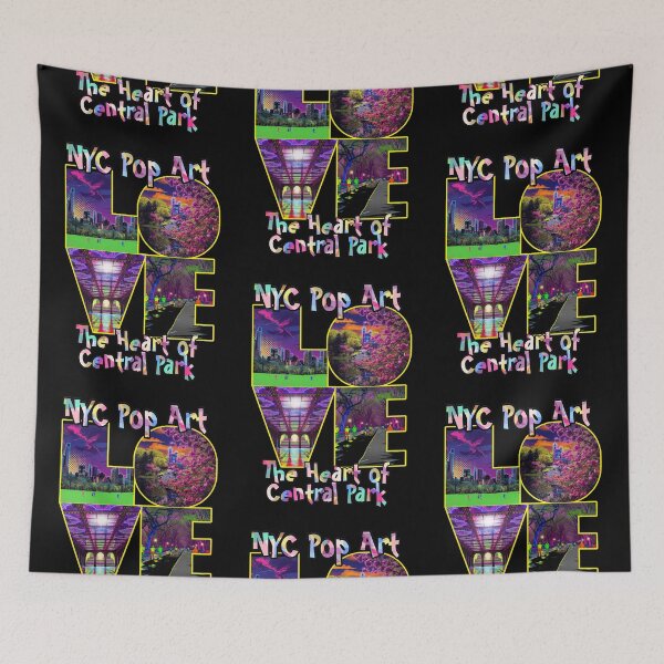 Item preview, NYC Pop Art LOVE | Neon Vibrant New York City  designed and sold by bewitchedcuties.