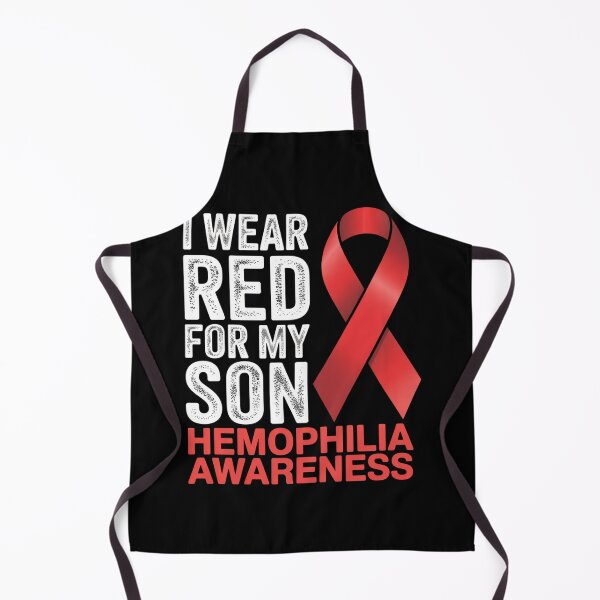 Item preview, I Wear Red For My Son Hemophilia Awareness Ribbon Support designed and sold by grounabslaninal.