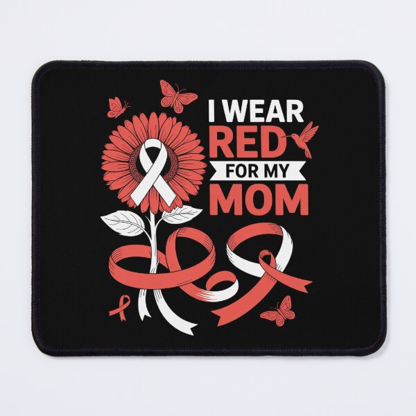 Item preview, I Wear Red For My Mom Myelodysplastic Syndrome MDS Awareness designed and sold by grounabslaninal.