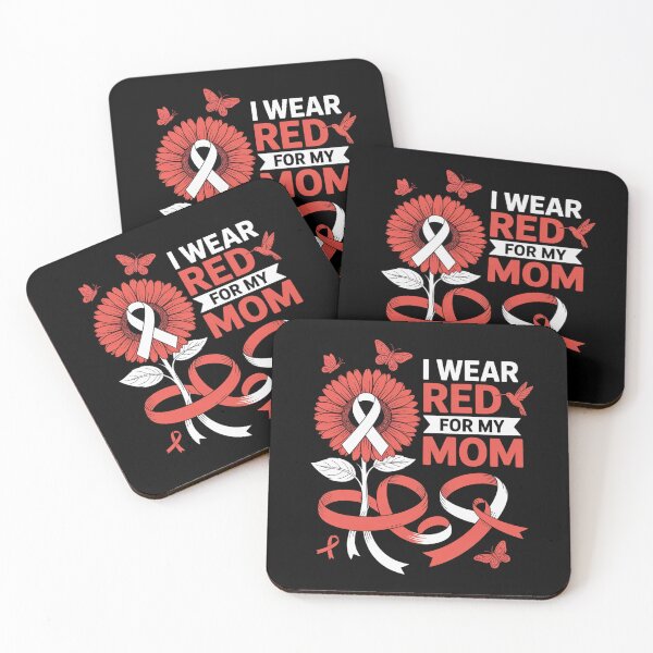 Item preview, I Wear Red For My Mom Myelodysplastic Syndrome MDS Awareness designed and sold by grounabslaninal.