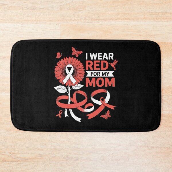 Item preview, I Wear Red For My Mom Myelodysplastic Syndrome MDS Awareness designed and sold by grounabslaninal.
