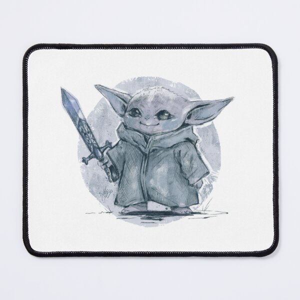 Item preview, BABY YODA WARRIOR STEEL BLUE designed and sold by melyverso.