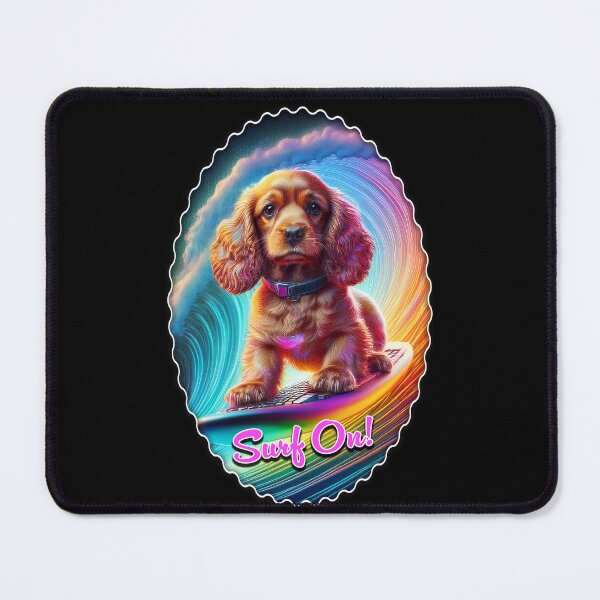 Item preview, Surf on Cocker Spaniel designed and sold by Karen Wood.