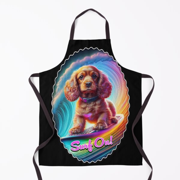 Item preview, Surf on Cocker Spaniel designed and sold by Karen Wood.