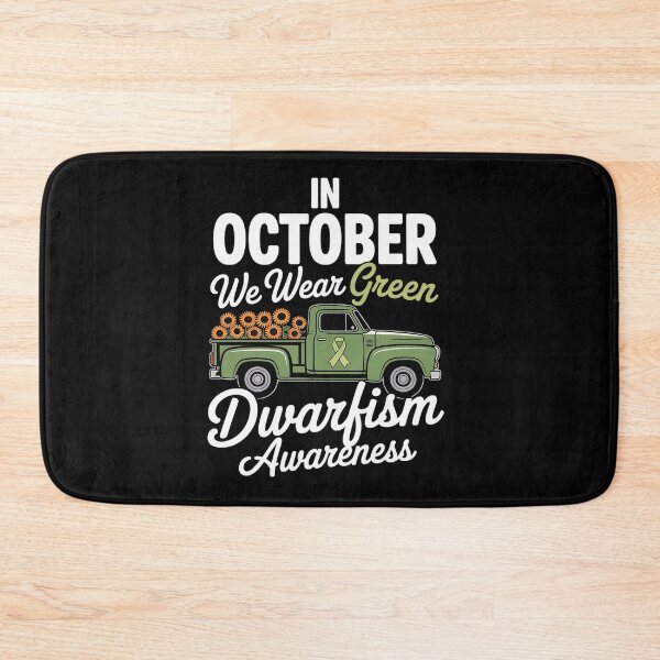 Item preview, In October We Wear Green Dwarfism Awareness Green Truck designed and sold by grounabslaninal.