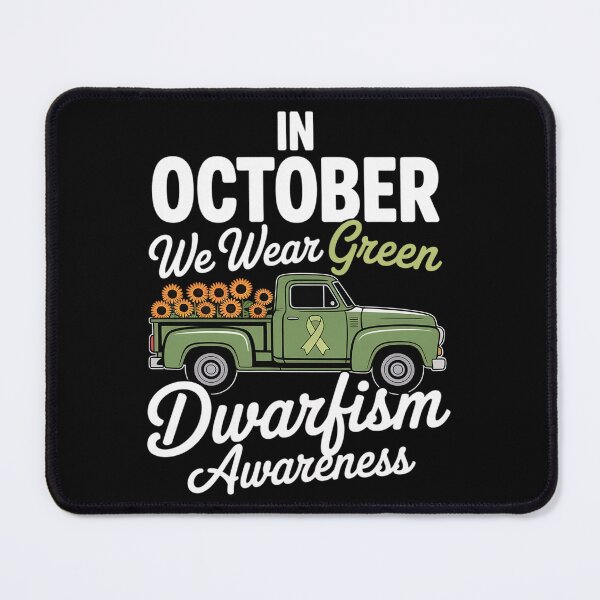Item preview, In October We Wear Green Dwarfism Awareness Green Truck designed and sold by grounabslaninal.