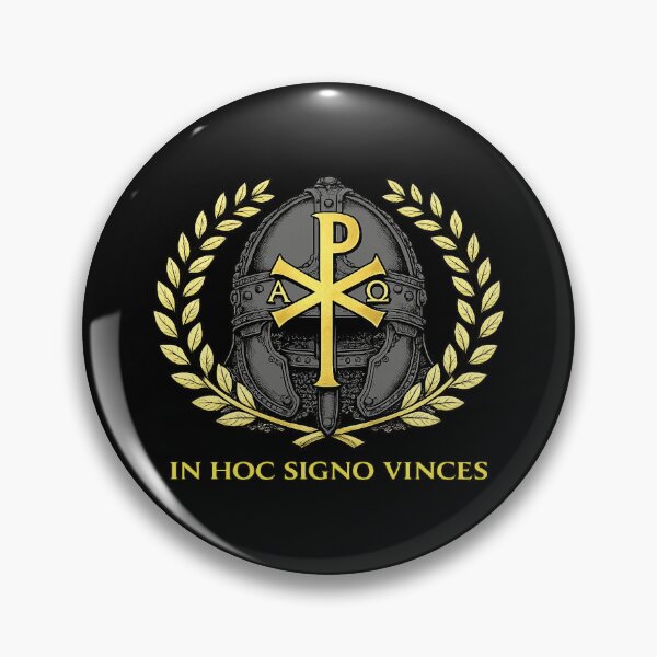 Item preview, In Hoc Signo Vinces Roman Chi-Rho Helmet designed and sold by The Abstract Vision.