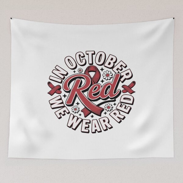 Item preview, In October We Wear Red Ribbon Week Awareness Drug-Free designed and sold by grounabslaninal.