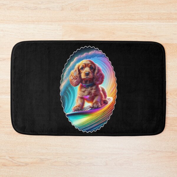 Item preview, Cocker Spaniel Surfing designed and sold by Karen Wood.