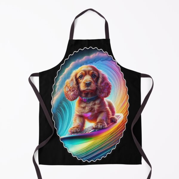 Item preview, Cocker Spaniel Surfing designed and sold by Karen Wood.