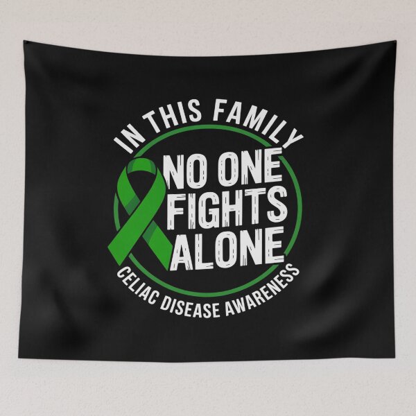 Item preview, In This Family No-one Fight Alone Celiac Disease Awareness designed and sold by grounabslaninal.