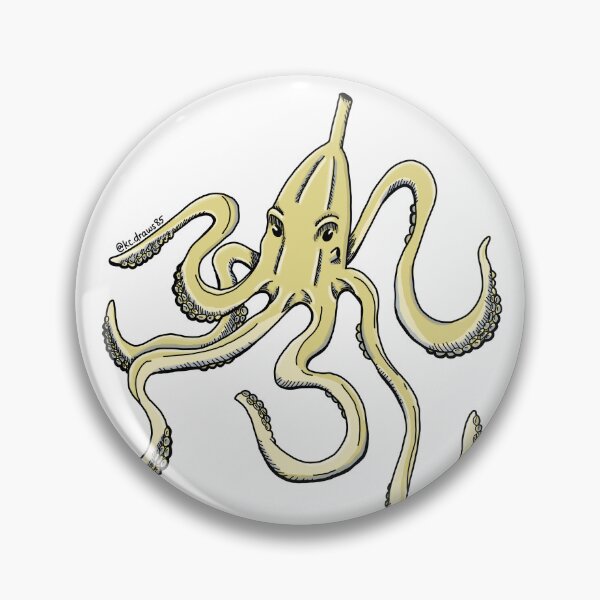 Item preview, Yellow Banana Octopus designed and sold by kc.draws.