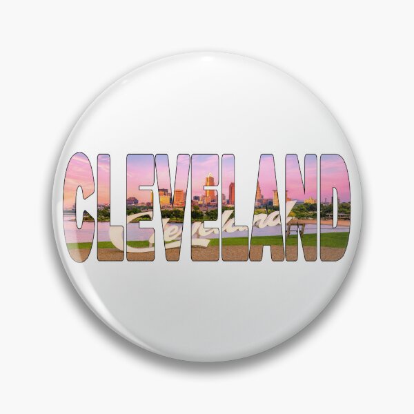 Item preview, CLEVELAND - Ohio City Script Sign looking over Edgewater Beach Sunrise designed and sold by Adam Gormley.
