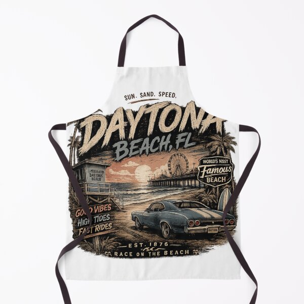 Item preview, Daytona Beach Florida Vintage Coastal Design designed and sold by ButterflyHolly Resource.