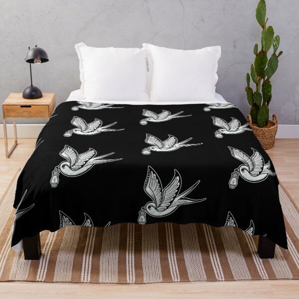 Item preview, Traditional Swallow “Light in the Darkness” - Illustration designed and sold by LamichArt.