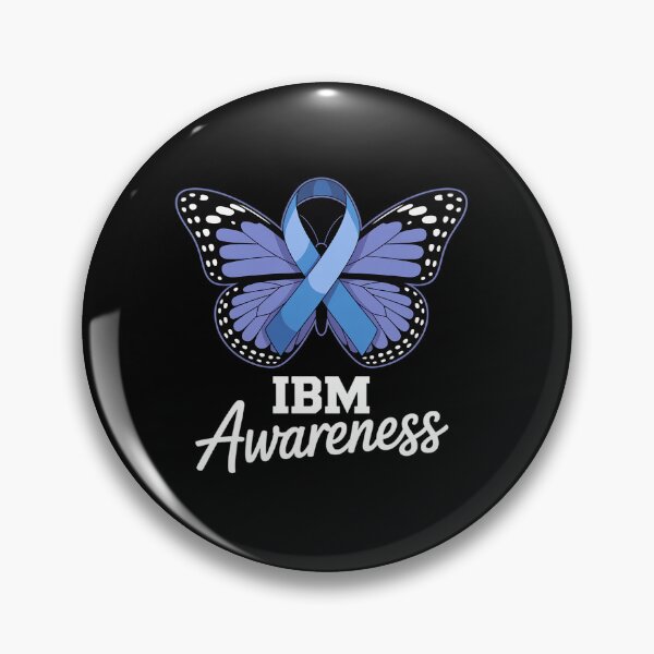 Item preview, Inclusion Body Myositis Awareness Butterflies Blue Ribbon designed and sold by grounabslaninal.
