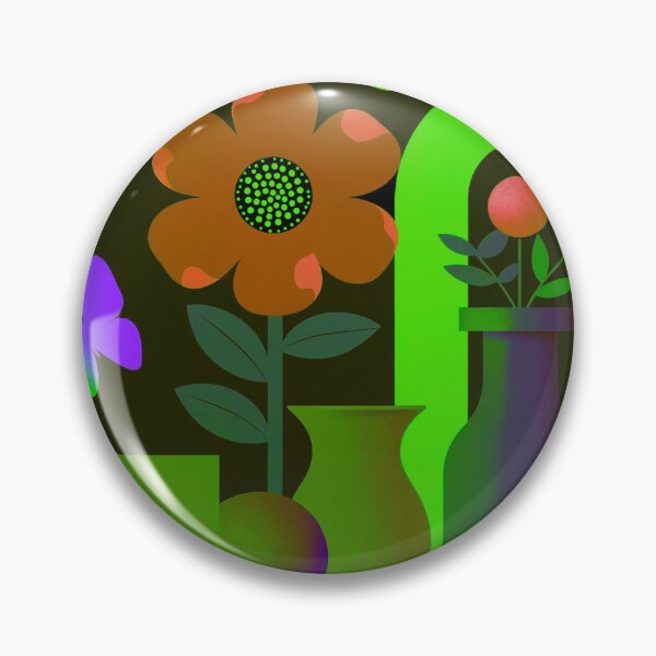 Item preview, Electric Garden Portal | Neon Botanical Pop Art designed and sold by joycrysstudio.