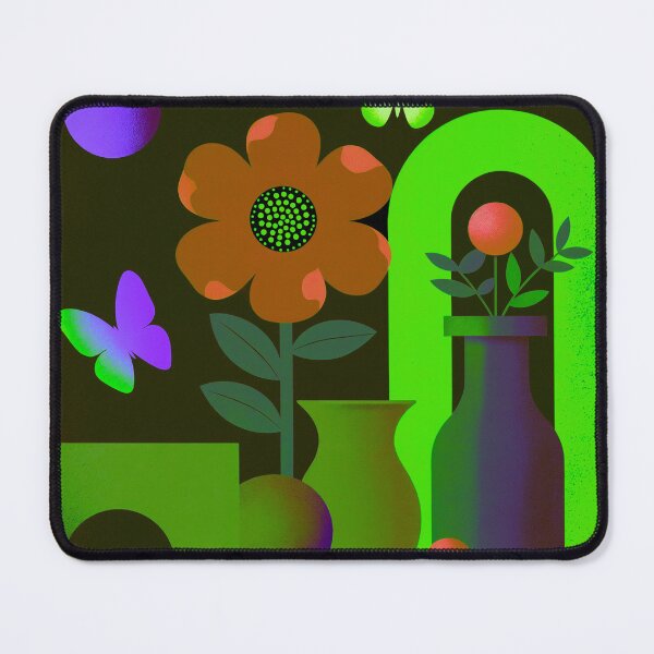 Item preview, Electric Garden Portal | Neon Botanical Pop Art designed and sold by joycrysstudio.