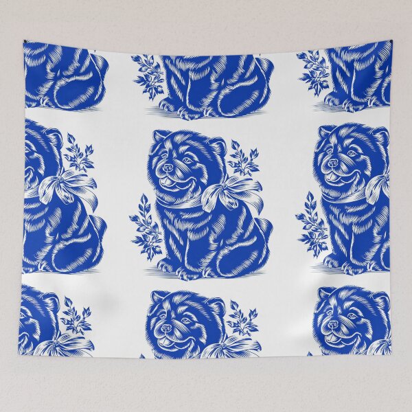 Item preview, Lino cut Chow chow puppy dog designed and sold by MendaciousMina.