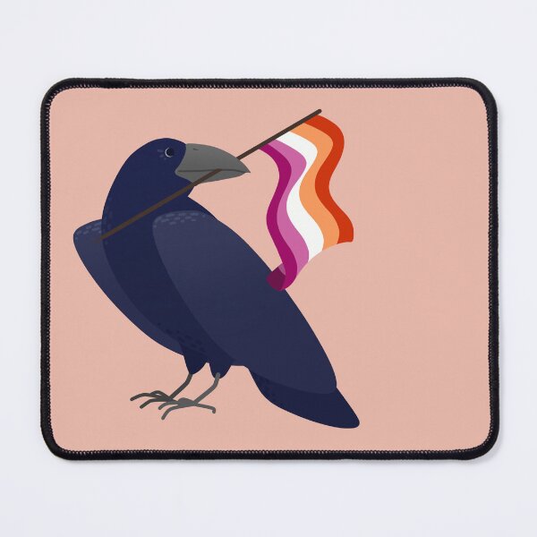 Item preview, Lesbian Pride Crow designed and sold by ElisabethDraws.