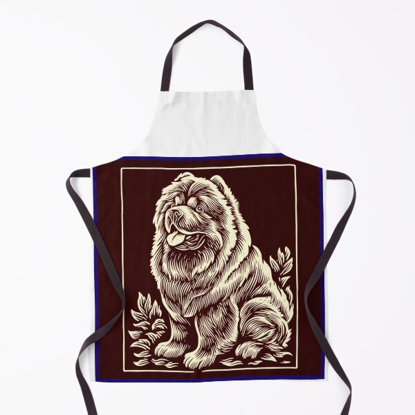 Item preview, Lino cut Chow chow puppy dog designed and sold by MendaciousMina.